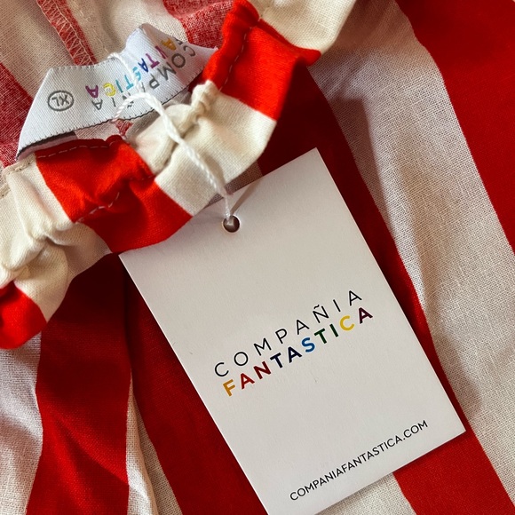 NWT - Paper bag striped shorts with belt - Picture 4 of 5